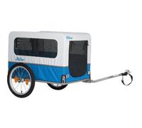 Remorque vélo pour chien Dog Van de XLC ( Blanc et bleu )