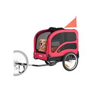 VEVOR Remorque vélo pour chien – charge 45 kg, cadre pliable, coupleur vélo universel