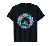 Remorqueur coloré Sea Captain Ocean Fantasy T-Shirt