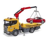 Remorqueuse Scania Super 560R avec module son et lumière et véhicule Roadster G