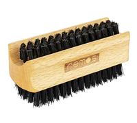 REMOS Brosse à main et ongles avec poils de sanglier en bois hêtre - deux côtés