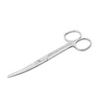 REMOS Ciseaux de Ménage, Ciseaux universels, pointus-ronds, lame courbe, 14.5 cm, Acier inoxydable