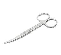 REMOS Ciseaux de Ménage, Ciseaux universels, pointus-ronds, lame courbée, 12 cm, Acier inoxydable