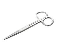 REMOS Ciseaux de Ménage, Ciseaux universels, pointus-ronds, lame droit, 12 cm, acier inoxydable