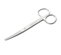 REMOS Ciseaux de Ménage, Ciseaux universels, ronds, lame courbée, 14.5 cm, Acier inoxydable