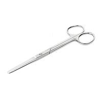 REMOS Ciseaux de Ménage, universels, ronds, lame droite, 14.5 cm, acier inoxydable