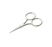 Remos - Ciseaux pointus - finition argentée mate - gros anneaux - 9 cm