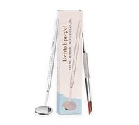 Remos Gomme à décoloration des dents avec dissolvant de plaque dentaire - Miroir dentaire en acier inoxydable