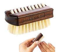 REMOS Mini brosse à ongles de voyage avec poils de sanglier en bois de hêtre [5,9 x 2,9 x 3 cm]