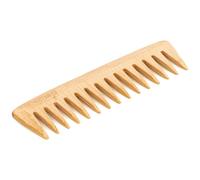 REMOS Peigne à cheveux en bois de hêtre local de haute qualité 18 cm à grosses dents