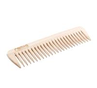 REMOS Peigne à cheveux en bois de hêtre local de qualité supérieure 19 cm denture moyenne