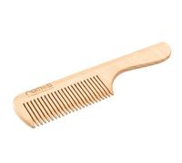 REMOS Peigne en bois avec manche en bois de hêtre local 20 cm avec denture fine