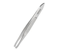 REMOS Pince à épiler en acier inoxydable avec pointe droite - 8 cm