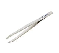 REMOS Pince à épiler pour sourcils avec pointe ronde en acier inoxydable 9,5 cm