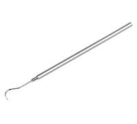 REMOS Sonde en acier inoxydable avec pointe en acier à ressort 15 cm courbée