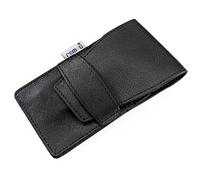 REMOS Trousse manucure vide en cuir véritable à équiper de 4 instruments - noir