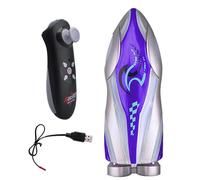 Remote Control Boat, Rechargeable Racing Water, 7.8x2.7x2.1cm/3.07x1.06x0.83 Inches, with Led Light Self Righting Rc Boat, Waterproof Fast Speed Racing Boats, Play Time Water Toy for Pool Lake Use