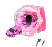 Remote Control Car Watch - 2,4 GHz RC Racing Car Touet, Cartoon Interactif Carton Cool Watch | De Charge USB, Mini Montre Avec Couverture De Poussière, Télécommande Longue Distance Pour Les En