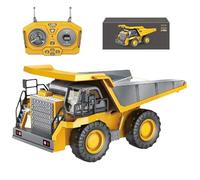 Remote Control Dump Truck, RC Construction Vehicle, Kids RC Dump Truck Toy, Rechargeable RC Car For Kids, Realistic Construction Truck, Dump Truck With Remote Control, Durable RC Construction Toy, Kid