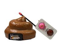 Remote Control Poop Car - Hilarious Pranks Toy, Simulating Farting Sounds Fake Turd, Backward Moving Rotating Joke Vehicle, Obstacle Free Speeding Gag Gadgets - for Tricksters Friends Parties