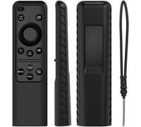 Remote Control Shell For Solar Cell Tm2360E Tm2361E Remote Cover For Neo Qled Smart Tv Protection Remote Control Bn59-01432D Bn59-01432J Remote Cover (Black)