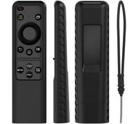 Remote Control Shell For Solar Cell Tm2360E Tm2361E Remote Cover For Neo Qled Smart Tv Protection Remote Control Bn59-01432D Bn59-01432J Remote Cover (Black)