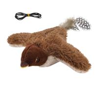 Remote Controlled Cat Toy - Interactive Pet Toys ¦ Kitten Bird Play with Remote, Abs Plush Toys with Moving Features, Cat Playing Accessories, Animal Plaything for Exercise and Boredom Reliefs