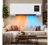 Remote-Controlled Personal Evaporative Air Cooler, 2-in-1 Wall Mount & Freestanding Cooling Fan for Home Office Bedroom
