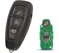 Remote Key For Ford Focus Fiesta C-Max Mondeo Ecosport Galaxy Kuga Smart Keyless 3buttons 433mhz Kr55wk48801