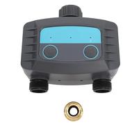 Remote Sprinkler Timer | 2 Outlets Automatic Irrigation System with APP Control | G3 / 4 to G1 / 2 Female Thread for Garden/Lawn/Yard | Weatherproof Design & Mesh Screen
