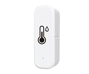Remote Temperature Monitor WiFi, Wireless Smart Humidity Sensor, Data Export Feature, App Alert System, Household Control Device, Ideal for Greenhouse, RV, Indoor Climate Tracking