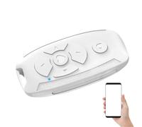 Remote Universelle pour Les Smartphones | Objet de Selfie sans Fil iOS / | Contrôle des Photos, vidéo, ebook, Application | USB Rechargeable - Noir/Blanc/Rose