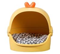 Removable Cat Cave - Washable Kitten Bed ¦ 35x35x45cm Cat Tent for Cold Weather, Soft Cotton Cloth Pet Bed, Pet Shelter Insulated House, Cave Cushion for Indoor Animal Relaxation