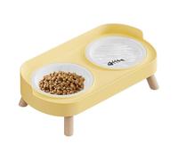 Removable Dog Bowl - Pet Feeder for Cat | Puppy Bowls with Non Skid, Base Support, Pet Supplies Detachable Feeding Station, Feline Bowl for Home Use Tilted Slow Feeder