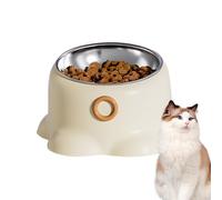 Removable Dog Bowl - Tilted Slow Feeder | Pet Feeder with Easy Clean Details, Puppy Bowls with Secured Base Bottom, Pet Supplies Removable Feeding Station, Feline Bowl for Daily Use