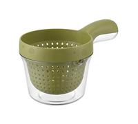 Removable Double-Layer Vegetable Colander, Stainless Steel Strainer Bowl Basket for Fruit Veggies Washing Container, for Apartment Home Restaurant Outdoor Camping and Daily Meal Prep