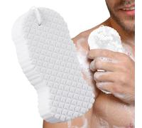 Removedor de piel muerta de esponja de baño Cepillo de ducha de esponja de baño con cuerda para colgar, Esponja de baño absorbente, exfoliante de Spa para eliminar muerta,