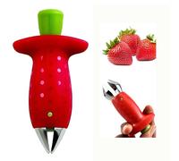 Remover Fraise Corer,Dénoyauteur de Prunes et de Fraises pour Fruits et Légumes tendres Dissolvant De Tige Ustensile de Cuisine Pour Légumes,Ananas,Tomates,Coupe Fraises pour Pâtisserie et Confitures