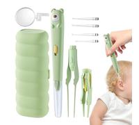 Remover Spoon, LED Ear Cleaning Kit, Visual Wax Extraction Tool, Illuminated Safety Curette, Health Care Category, Portable Storage Case for Men Women Boys Girls Teens, Rose Gold Pink