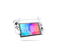 Rempé pour nintendo switch oled, film protection écran en verre trempé - sans bulles d'air -ultra résistant dureté 9h pour nintendo switch oled