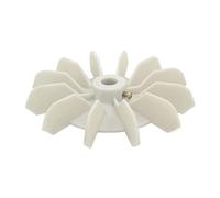 remplaçants 120mm Turbine Plastique Moteur Ventilateur Pale Roue Pompe Moteur Ventilateur De Refroidissement Turbine Moteur Ventilateur Aube(12mm)