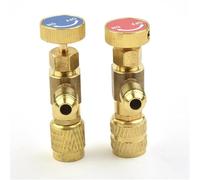remplaçants Adaptateur de climatisation de charge de réfrigération for tuyau de soupape de sécurité liquide R410A R22 1/4 ", adaptateur en cuivre R22