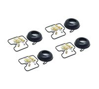 Remplace Le kit Kit De Réparation De Carburateur pour Moto pour pour CB400SF NC31, Gicleur, Aiguille, Flotteur, Membrane, Siège D'aiguille(Ensemble 5)