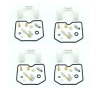 Remplace Le kit Kits De Réparation De Carburateur pour Suzuki Bandit 650 GSF650 GSF650S 2005-2006 : Kit De Réparation De Carburateur avec Flotteurs(Ensemble 4)