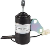 Remplace le solénoïde d'arrêt de carburant 12V 16851-60013 for Ku-bota Z602 Z482 D722 D902 16851-60014 16851-60015 16851-60016
