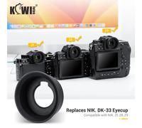 Remplace NIKON DK-33 oculaire souple viseur oculaire pour NIKON Z9 / Z8 / Zf oculaire caméra protecteur de visière étendue noir