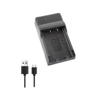 Remplacement Batterie Chargeur USB NP20 Compatible avec Casio Exilim EX-M1, EX-M2, EX-M20, EX-S100, EX-S3, EX-S500, EX-S600, EX-S770, EX-S880, Exilim Zoom EX-Z12, EX-Z15, EX-Z18, EX-Z3
