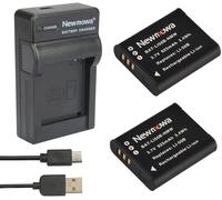 Remplacement Batterie Li-50B (2) et Chargeur USB Portable Kit pour Olympus LI-50B et Olympus SZ-10 SZ-12 SZ-15 SZ-16 iHS Sz-20 SZ-30MR SZ31MR iHS TG-610 Digital Camera + More