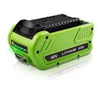 Remplacement Batterie pour GreenWorks Batterie 40V 6000mAh Li-ION Batterie, Adaptée Aux Modèles pour GreenWorks 40V 29727 29252 20202 22262 25312 25322 20642 22272 27062 21242 (Pas pour Gen 1)