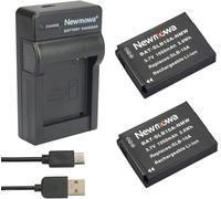 Remplacement Batterie Slb-10A (2) Et Chargeur Usb Portable Kit Pour Samsung Slb-10A, Jvc Bn-Vh105 And Samsung Es50, Es55, Es60, Ex2F, Hmx-U10, Hmx-U20, Hz10W[USBC162]